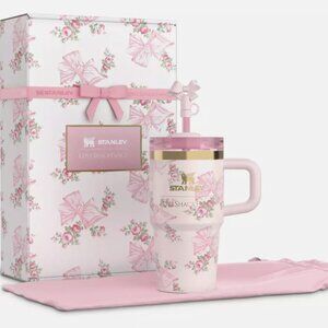 Stanley x Love Shack Fancy Tumbler 20oz Rosa Beaux Pink Holiday “IN HAND” SEALED